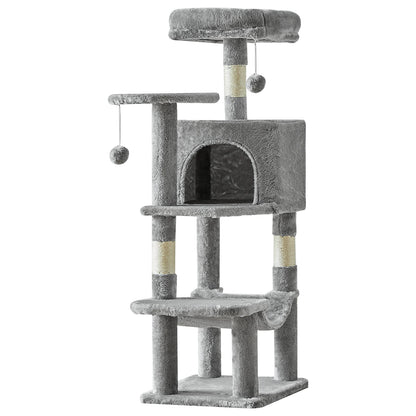 l Multi-Cat Climbing Tower for Pet Furniture Natural Sisal Scratching Posts Stable Pet House