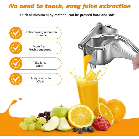 Manual Juicer, Detachable Heavy Duty Citrus Squeezer Extractor Tool, Premium Quality Metal Alloy Squeezer
