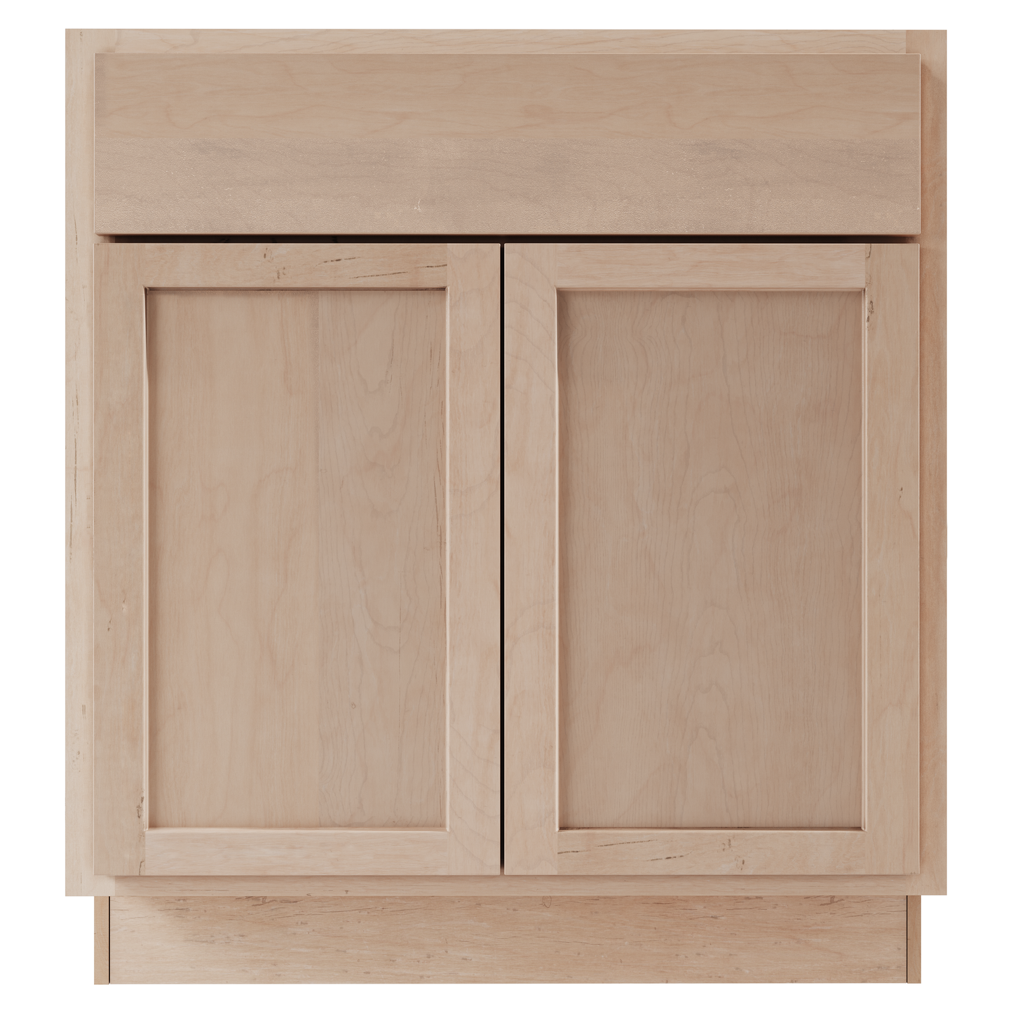 Maple Unfinished 24" Bathroom Vanity Sink Base Cabinet