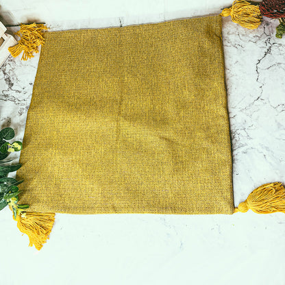 Boho Cotton Linen Pillow Cover 18x18 Decorative Throw Pillow Case