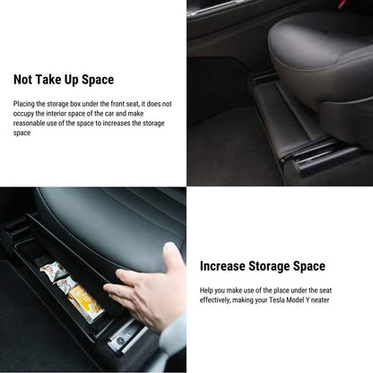 Under Seat Storage Box Organizer for Model Y